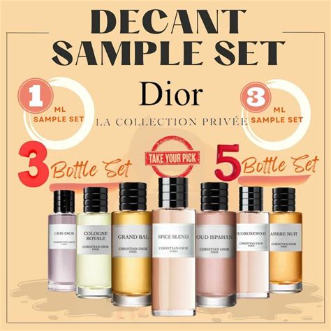 dior privée sample set